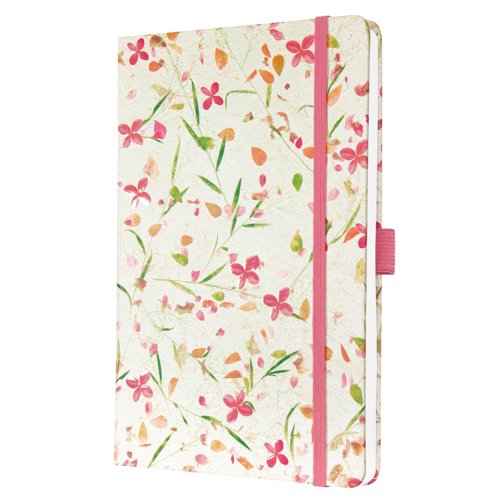 Jolie Weekly planner 2027 A5 13.50x20.30x1.60cm Bloom Pink beige/pink hardcover 1 year 174 p. 80 gsm.
