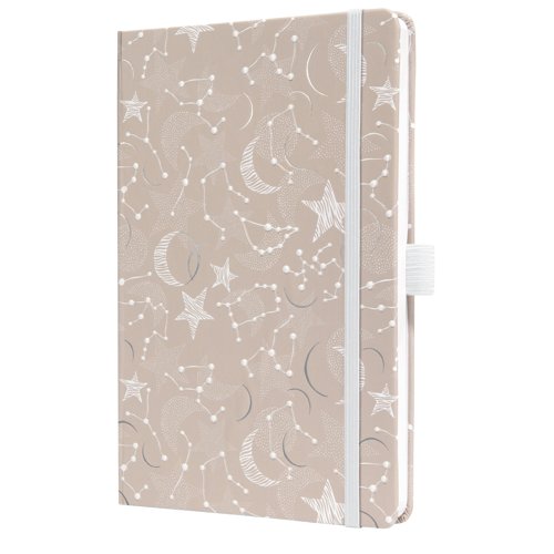 Jolie Weekly planner 2027 A5 13.50x20.30x1.60cm Cosmic Fantasy Beige beige/white hardcover 1 year 174 p. 80 gsm.
