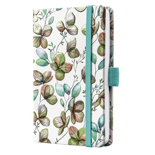 Jolie Weekly planner 2027 A6 9.50x15x1.60cm Clover Seafoam turquoise/green hardcover 1 year 174 p. 80 gsm.