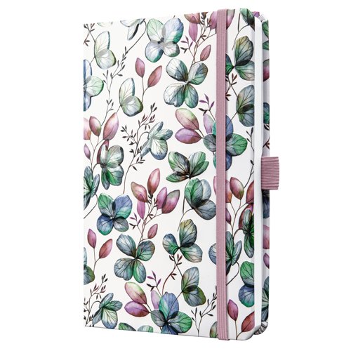 Jolie Weekly planner 2027 A5 13.50x20.30x1.60cm Clover Romance berry/purple/green/turquoise hardcover 1 year 174 p. 80 gsm.
