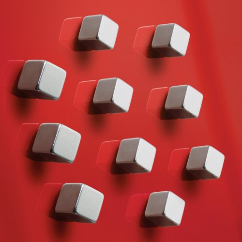 Sigel SuperDym magnets cube 10x10x10mm Pk10