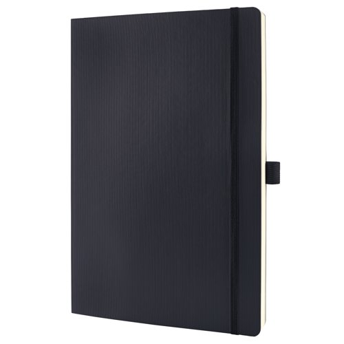 Notebook Conceptum Softcover 187x270x13 Lined Black