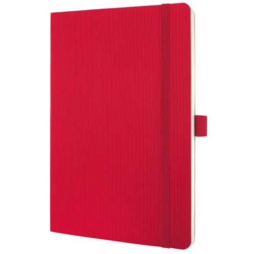 Conceptum Notebook Soft A5 lined Red