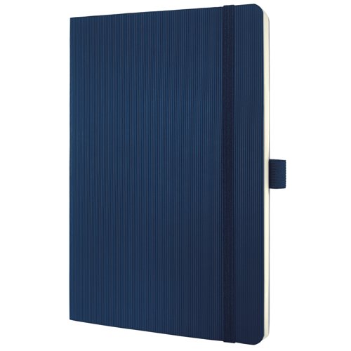 Notebook CONCEPTUM Hardcover Midnight Blue Lined Elastic Fastener 13.5x21x1.4cm 1 PC