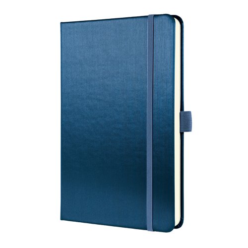 Conceptum Metallic Blue Lined Notebook