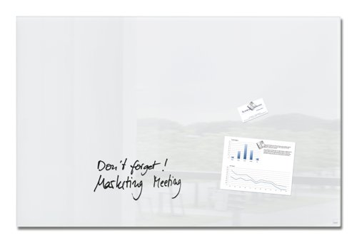 Magnetic Glassboard Artverum 100x65cm White