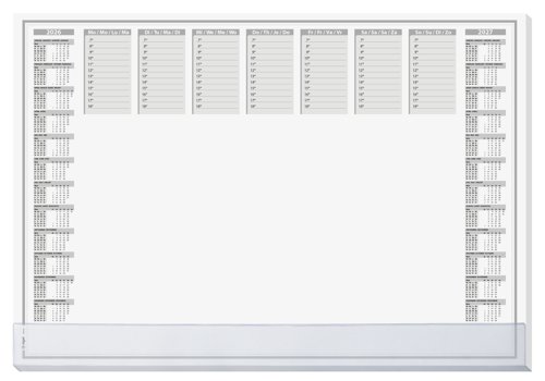 Paper desk pad A2 Protect grey 80 gsm 59.50x41x0.60cm paper 40 sheets