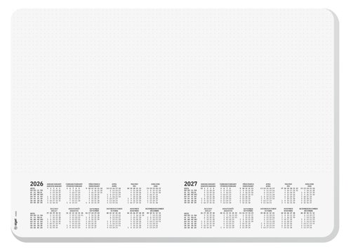 Paper desk pad A3 Dotted white/black 80 gsm dotted 42x29.70x0.50cm paper 30 sheets