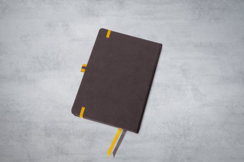 Linescape Dark Grey Lined Notebook