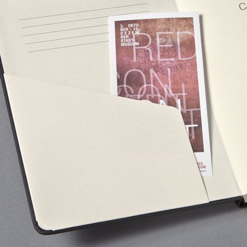 Notebook Conceptum Hardcover 187x270x13 Lined Black