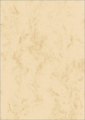 Sigel Marbled paper A4 beige 90 gsm Pk100