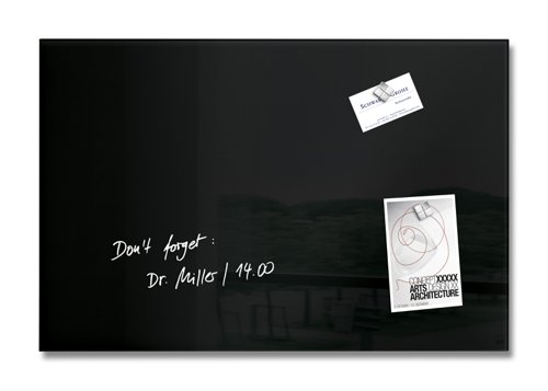 Artverum Magnetic Glass board 60x40 Black