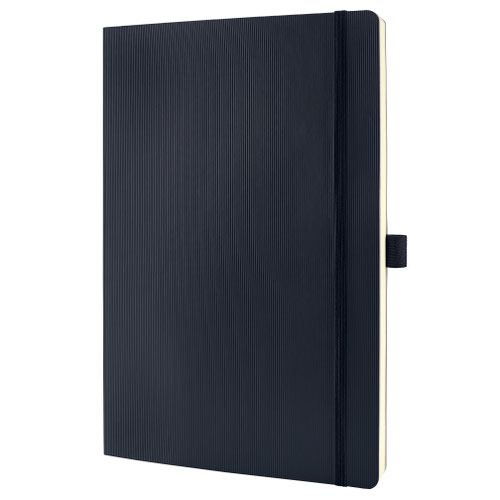 SIGEL Notebook Conceptum Lined A4 Black Soft Cover