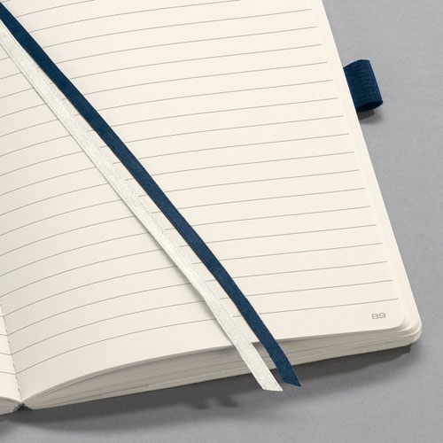 Notebook CONCEPTUM Hardcover Midnight Blue Lined Elastic Fastener 13.5x21x1.4cm 1 PC