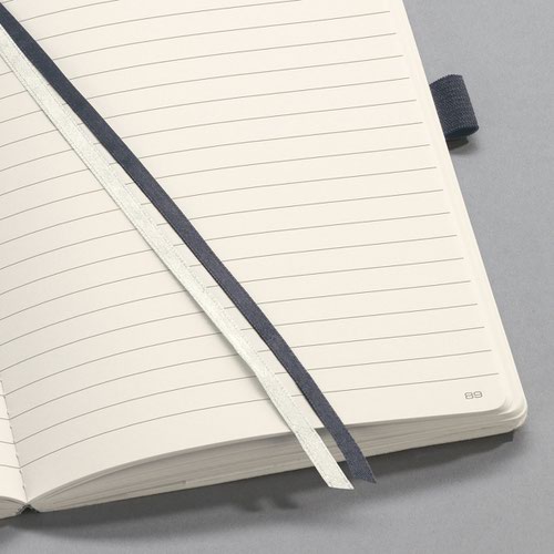 Dark grey Conceptum Notebook lined page ruling. Flexible Softcover with grooved synthetic surface. Notebooks PD1407