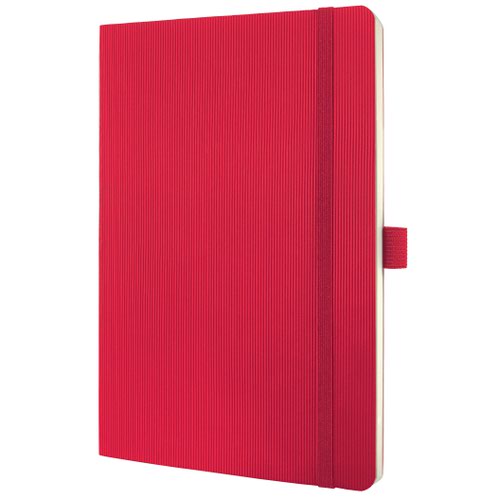 SIGEL Notebook Conceptum Lined A5 Red Soft Cover