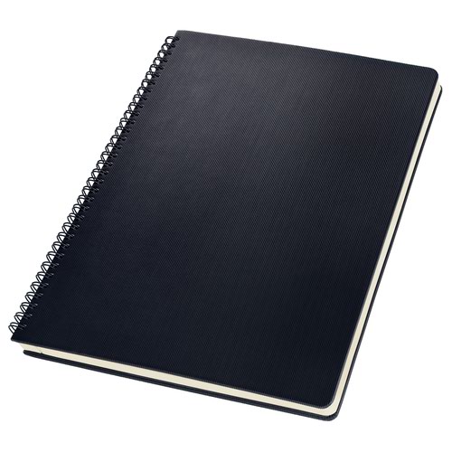 SIGEL Spiral notepad Conceptum Lined A4 Black Hard Cover