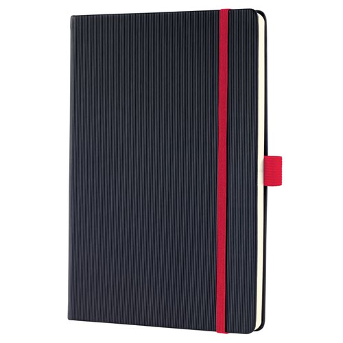 SIGEL Notebook Conceptum Red Edition Lined A5 Black/Red Hard Cover