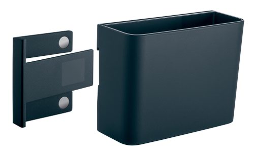 GL802 | The innovative Clip & Organise accessories system is exclusive to SIGEL and is extremely practical when working with the Artverum magnetic glass boards and glass whiteboards. Classy and practical at the same time: Clip & Organise Pen pot in anthracite, 12 x 9,4 cm in size, for glass boards, holds up to 600. Incl. magnetic clip to attach to your Artverum magnetic glass board or your glass whiteboard.Box contents: 1x GL802 Pen pot