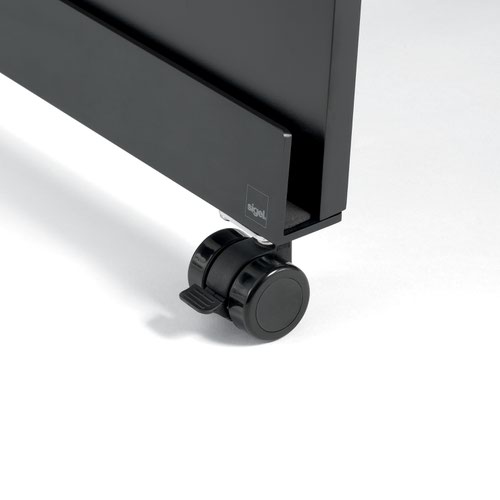 Meet up Stand 523 x 464 x 550mm - Black Laquered MDF Drywipe Board Accessories MU050