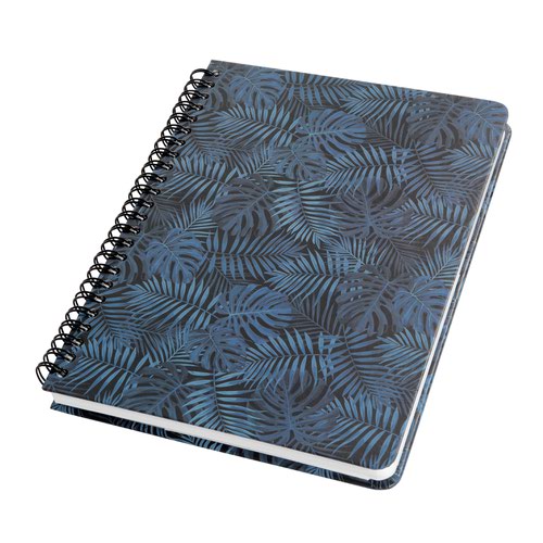 SIGEL Spiral notebook Jolie Mystic Jungle Dot Grid (Dotted) 100 gsm A5 Black/Blue Hard Cover