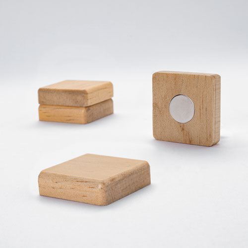 Square Wooden Magnets - Pack of 4 – BA211 