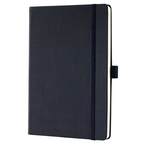 SIGEL Weekly planner Conceptum (GB) Undated A5 Black Hard Cover 2 pages = 1 week