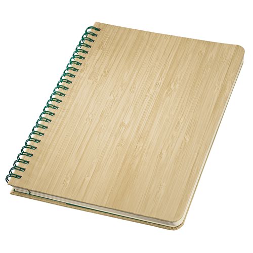 Sigel CONCEPTUM Nature 176x214x18mm Spiral Soft Cover Notebook Dot-Ruled 194 Pages Made From Bamboo CO672