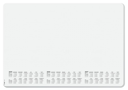 Desk Pad Dotted Design with 3 Year Calendar 595 x 410mm 80gsm 30 Sheets - HO301 Desk Mats 21965SG