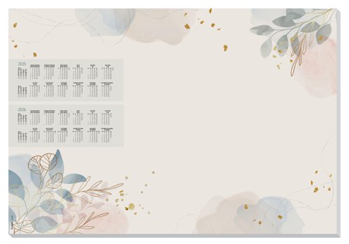 Sigel Paper desk pad A2 Pastel Garden 80gsm 30 sheets