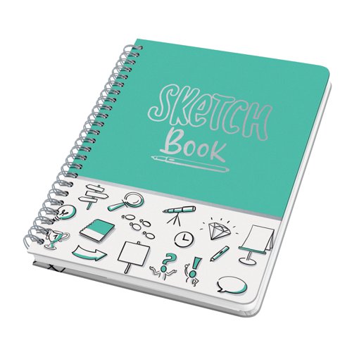 Jolie Spiral Notebook Inspire A5 Sketch 120 page