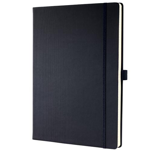 Notebook Conceptum Hardcover 187x270x13 Lined Black Notebooks PD9760