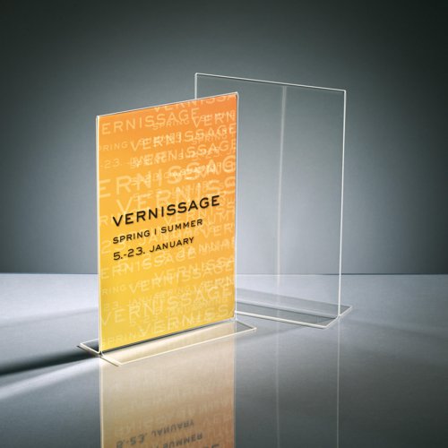 Table-top display frame upright A4