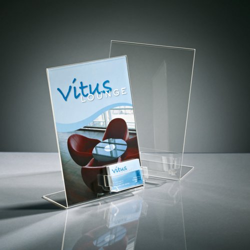 Table-top display frame slanted A4