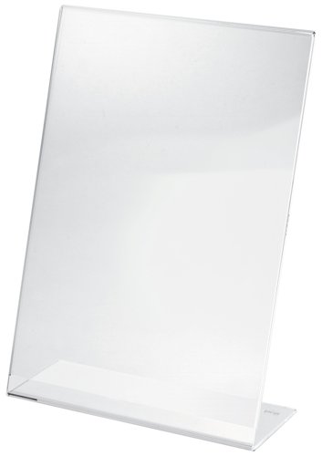 Table-top display frame slanted A4