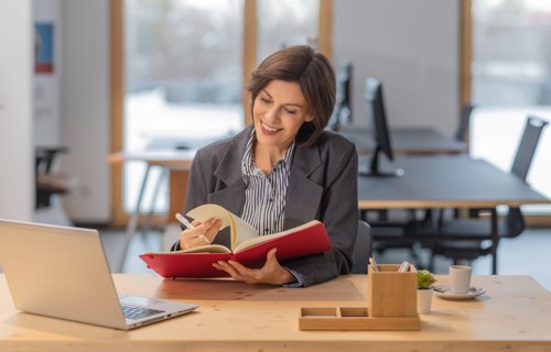 Notebook Conceptum Softcover 135x210x13 Lined Black