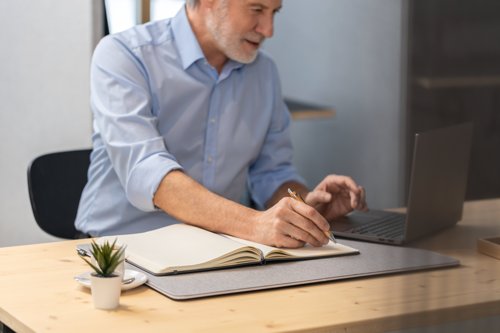 Conceptum Metallic Rose Lined Notebook