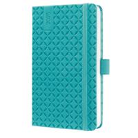 Jolie Diary 2025 Approx A6 Hardcover Thermo PU Week To View Flair 95x150x16mm Aqua Green