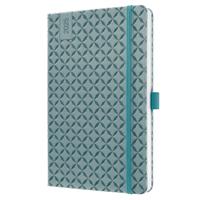 Jolie Diary 2025 Approx A5 Hardcover Thermo PU Week To View Flair 135x203x16mm Ocean Blue