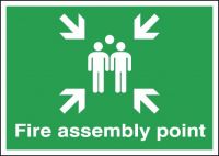 Safety Sign Fire Assembly Point A2 PVC FR04548R