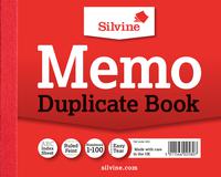 Silvine 102x127mm Duplicate Book Carbon Ruled 1-100 Taped Cloth Binding 100 Sets (Pack 12) - 603