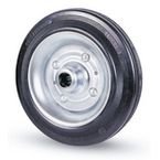 Wheel, Black Rubber Tyre 160 mm Dia.