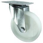 Castor, 100 mm Dia. Nylon Tyre plate Fixing - Swivel
