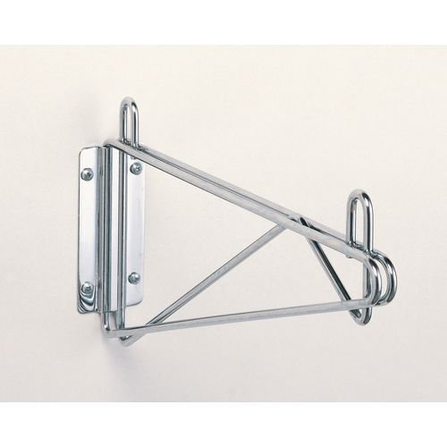 Fixed wall mounting brackets to suit Wall mounted chrome wire shelves