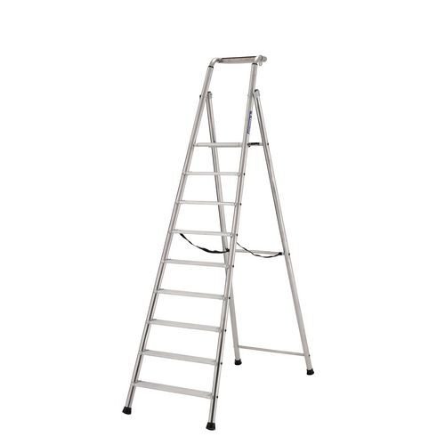 Extra heavy duty aluminium step ladders
