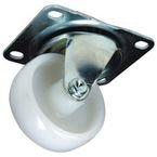 Castor, Nylon Wheel 63 mm Dia. Swivel Plate Fixing