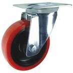 Castor, Poly. Tyred 200 mm  Fixing - Swivel