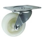 Castor, Nylon Wheel 75 mm Dia. Swivel Plate Fixing
