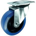 Castor, Swivel - Heavy Duty 100 mm Dia. Rubber Wheel