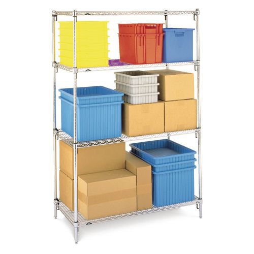 Chrome wire shelving system - posts
